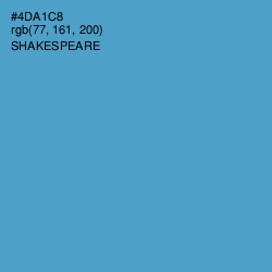 #4DA1C8 - Shakespeare Color Image