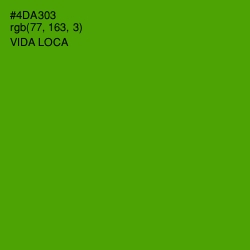 #4DA303 - Vida Loca Color Image