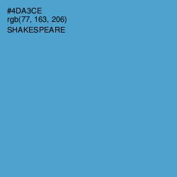 #4DA3CE - Shakespeare Color Image