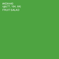 #4DA440 - Fruit Salad Color Image