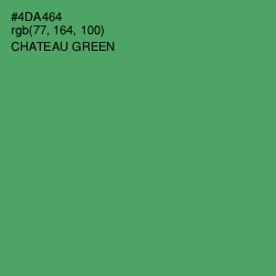 #4DA464 - Chateau Green Color Image