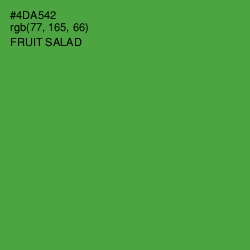 #4DA542 - Fruit Salad Color Image