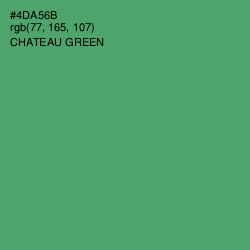 #4DA56B - Chateau Green Color Image