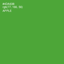 #4DA638 - Apple Color Image