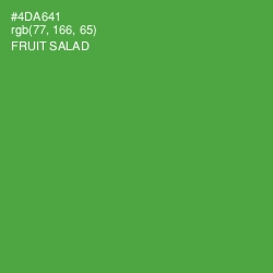 #4DA641 - Fruit Salad Color Image