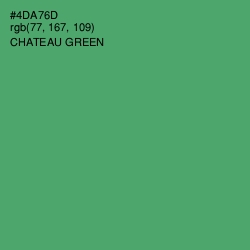 #4DA76D - Chateau Green Color Image