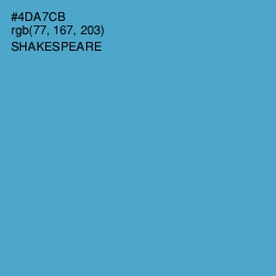#4DA7CB - Shakespeare Color Image