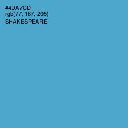 #4DA7CD - Shakespeare Color Image