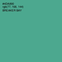 #4DA890 - Breaker Bay Color Image