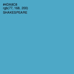 #4DA8C8 - Shakespeare Color Image