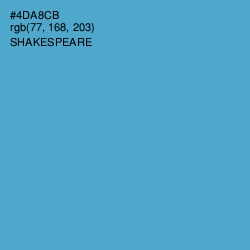 #4DA8CB - Shakespeare Color Image