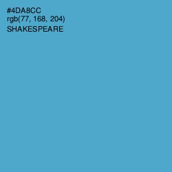 #4DA8CC - Shakespeare Color Image