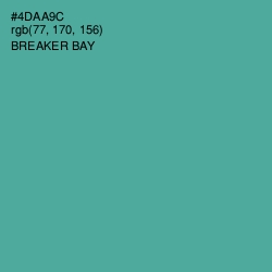 #4DAA9C - Breaker Bay Color Image