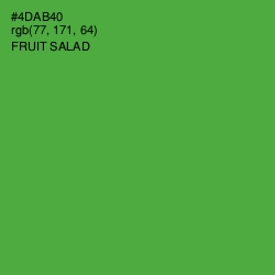 #4DAB40 - Fruit Salad Color Image