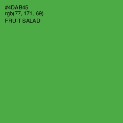 #4DAB45 - Fruit Salad Color Image