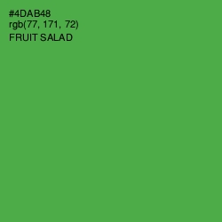 #4DAB48 - Fruit Salad Color Image