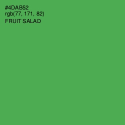 #4DAB52 - Fruit Salad Color Image