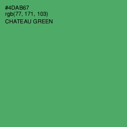 #4DAB67 - Chateau Green Color Image