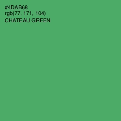 #4DAB68 - Chateau Green Color Image