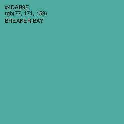 #4DAB9E - Breaker Bay Color Image