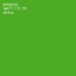 #4DAC23 - Apple Color Image