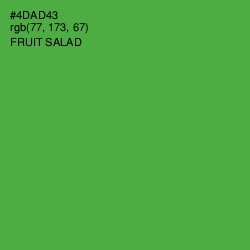 #4DAD43 - Fruit Salad Color Image