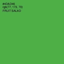 #4DAD46 - Fruit Salad Color Image