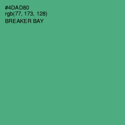 #4DAD80 - Breaker Bay Color Image
