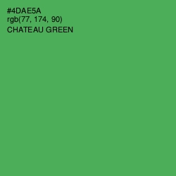 #4DAE5A - Chateau Green Color Image