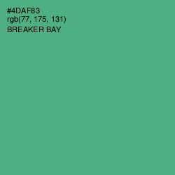 #4DAF83 - Breaker Bay Color Image