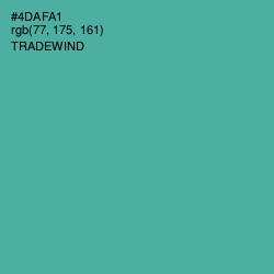 #4DAFA1 - Tradewind Color Image