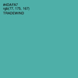 #4DAFA7 - Tradewind Color Image