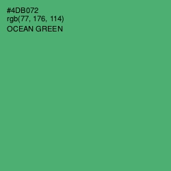#4DB072 - Ocean Green Color Image