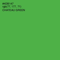 #4DB147 - Chateau Green Color Image