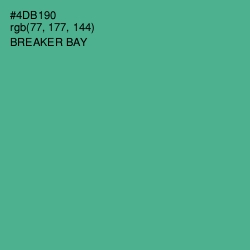 #4DB190 - Breaker Bay Color Image