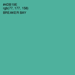 #4DB19E - Breaker Bay Color Image