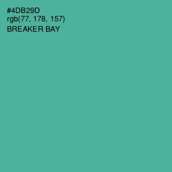 #4DB29D - Breaker Bay Color Image