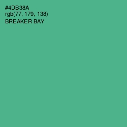 #4DB38A - Breaker Bay Color Image