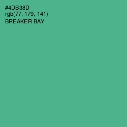 #4DB38D - Breaker Bay Color Image