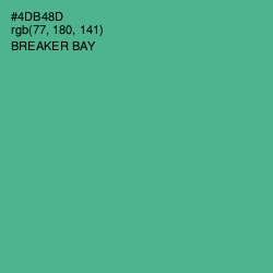 #4DB48D - Breaker Bay Color Image