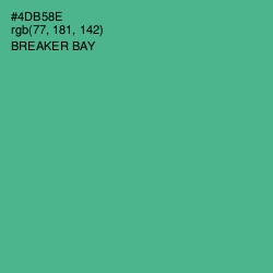 #4DB58E - Breaker Bay Color Image