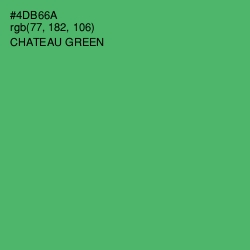 #4DB66A - Chateau Green Color Image