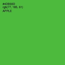 #4DB93D - Apple Color Image