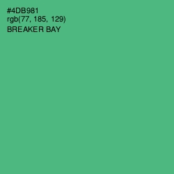 #4DB981 - Breaker Bay Color Image