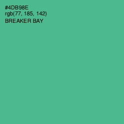 #4DB98E - Breaker Bay Color Image