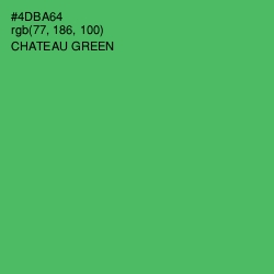 #4DBA64 - Chateau Green Color Image