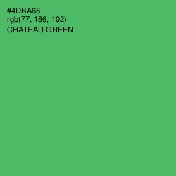 #4DBA66 - Chateau Green Color Image