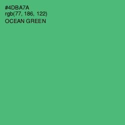 #4DBA7A - Ocean Green Color Image