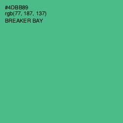 #4DBB89 - Breaker Bay Color Image