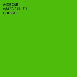 #4DBC0B - Christi Color Image